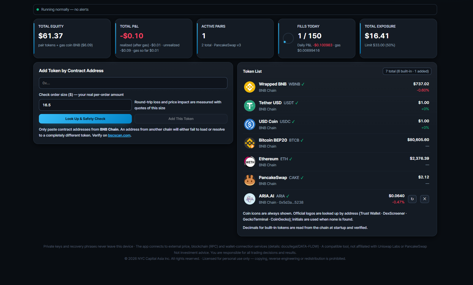 Wallets & tokens